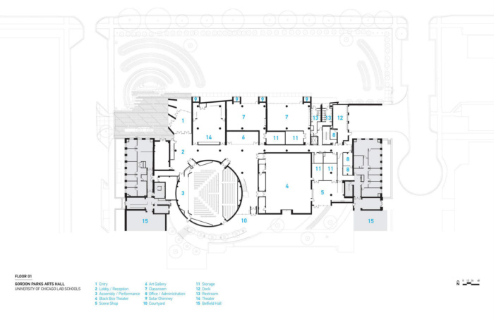 Gordon Parks Arts Hall at The University of Chicago Laboratory Schools - 0