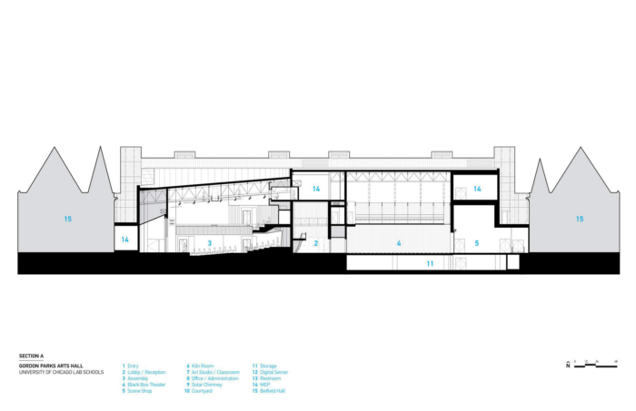 Gordon Parks Arts Hall at The University of Chicago Laboratory Schools - 0
