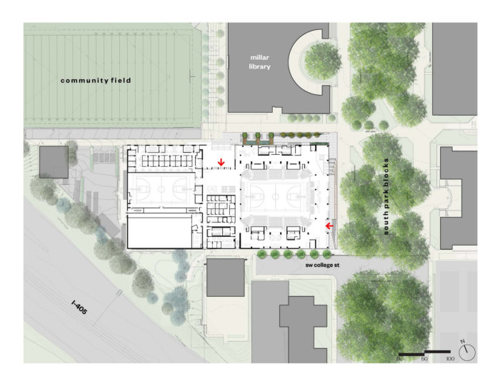 Portland State University - Stott Center Renovation and Viking Pavilion - 0