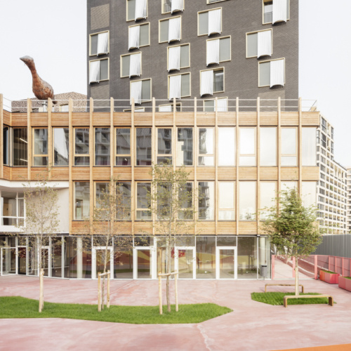 recent O6A Lot Clichy-Batignolles Paris education design projects