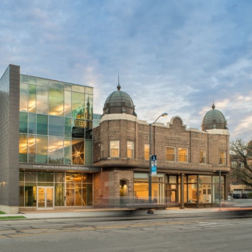 recent St. Martin De Porres – High School Addition and Renovation education design projects