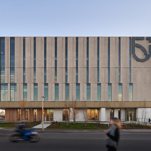 recent Ontario Tech University – Shawenjigewining Hall education design projects