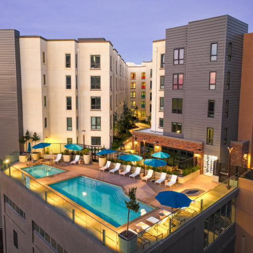recent College View Student Apartments education design projects
