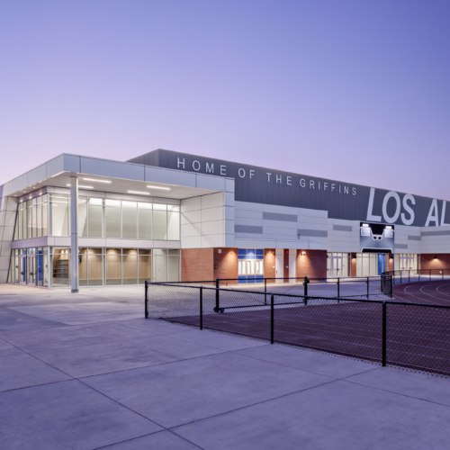 recent Los Alamitos High School New Gymnasium education design projects